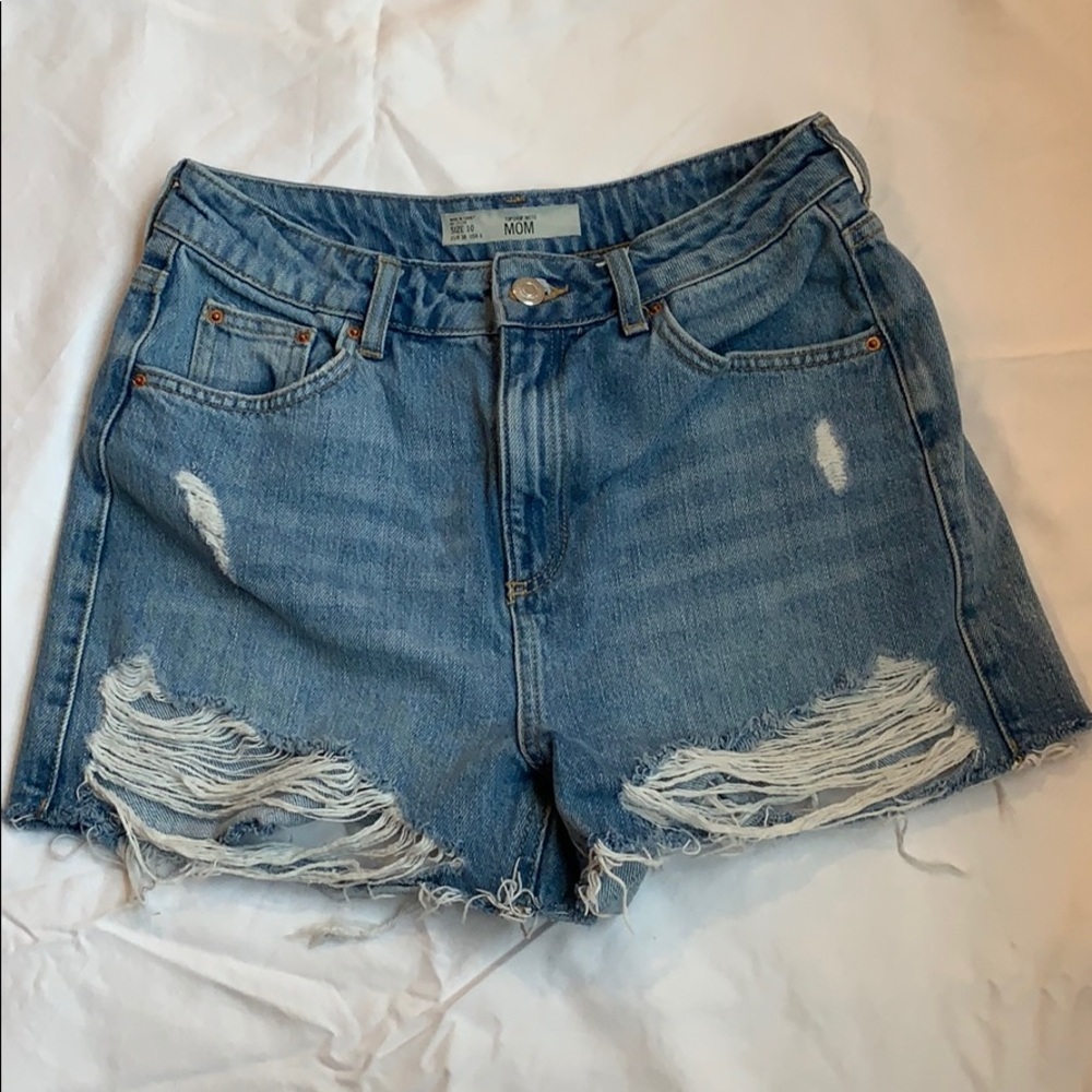 Topshop Moto Mom Jean short
